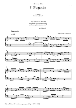 Caja de Mvsica, Op.6 (2017) 5. Fugando