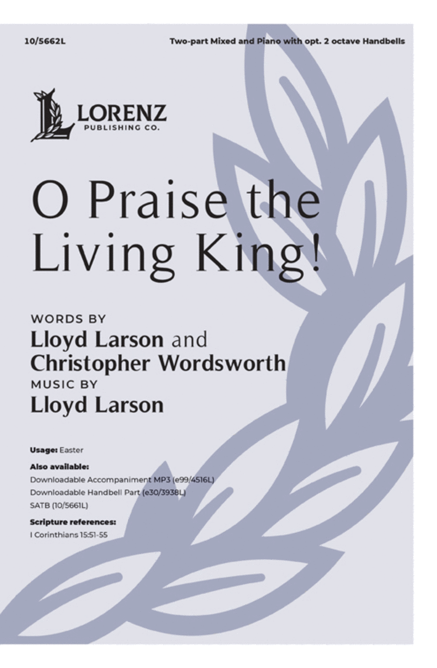O Praise the Living King! 2-Part scores gallery preview page 1