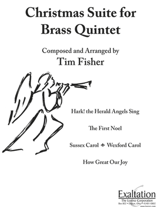 Book cover for Christmas Suite for Brass Quintet
