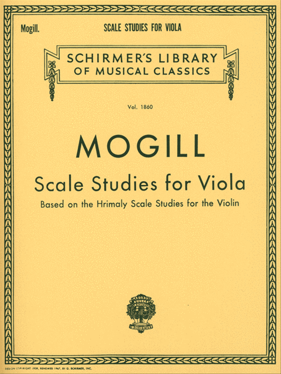 Scale Studies for Viola Viola scores gallery preview page 1
