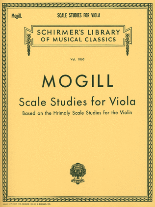 Book cover for Scale Studies for Viola