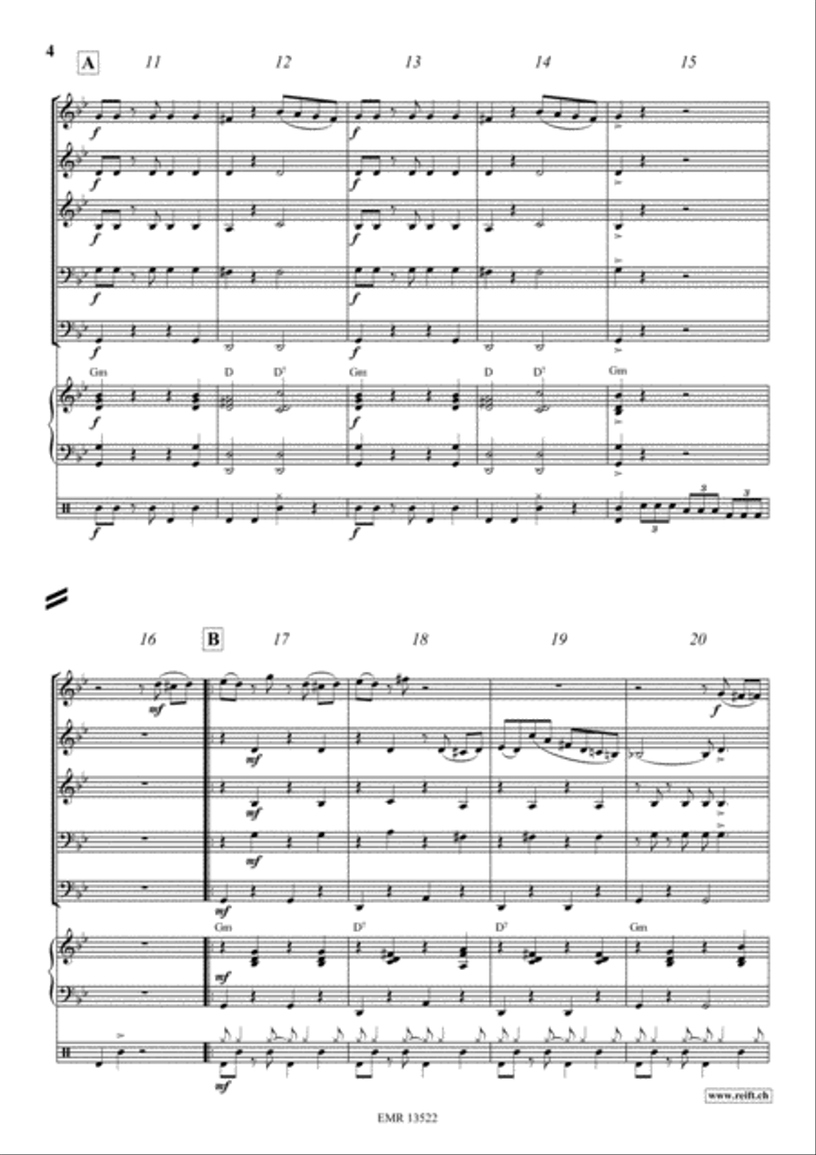 Tico Tico Woodwind Quintet scores gallery preview page 4