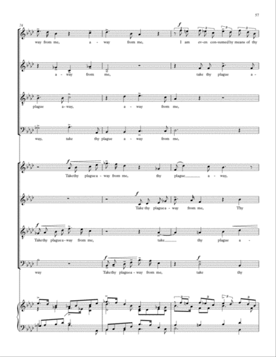 Songs of Farewell Divisi scores gallery preview page 73
