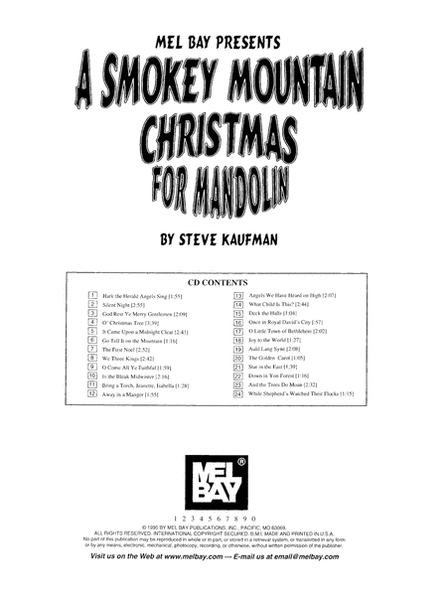 A Smoky Mountain Christmas for Mandolin image number null