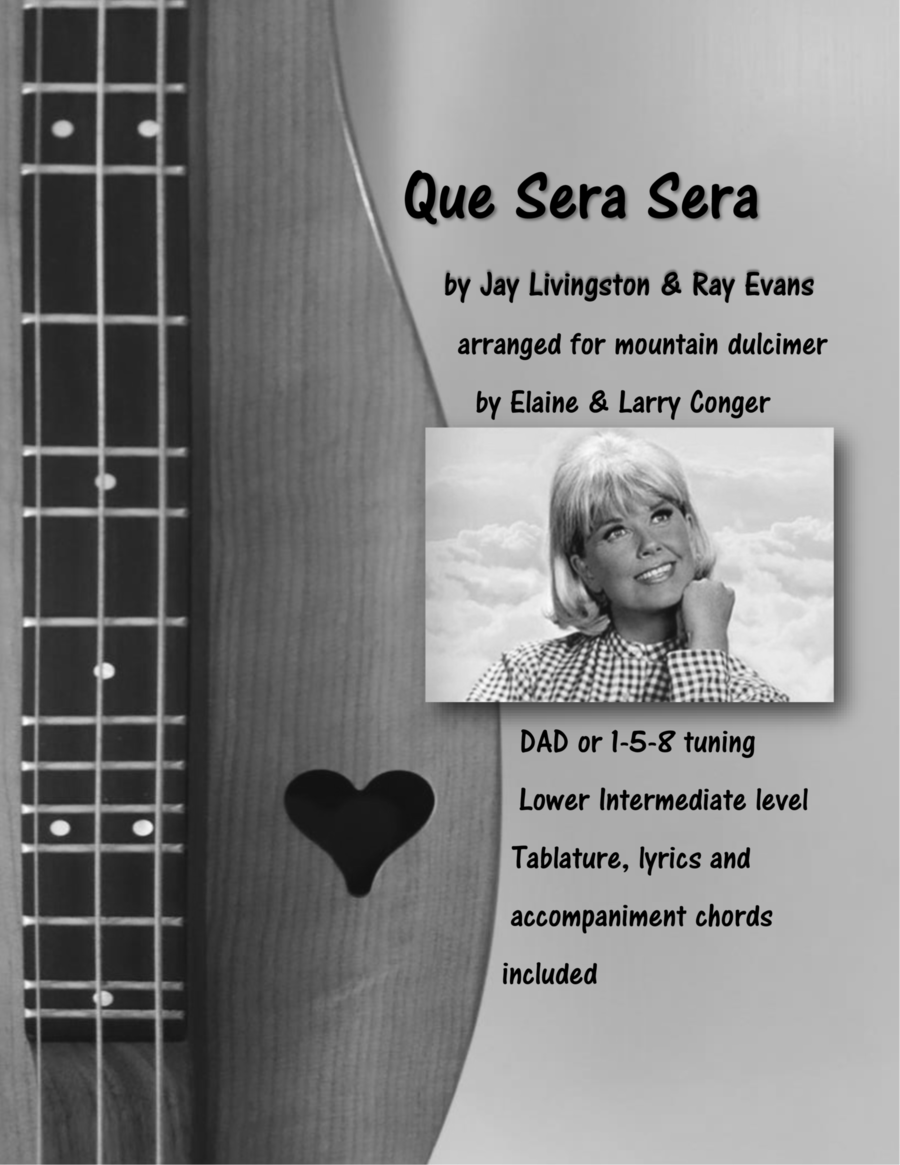 Que Sera, Sera (whatever Will Be, Will Be) Dulcimer scores gallery preview page 1
