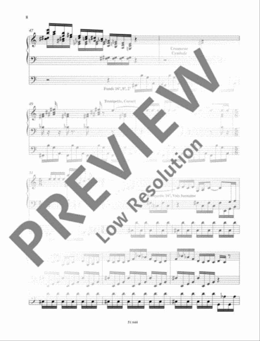Scènes d'Enfant Organ scores gallery preview page 9