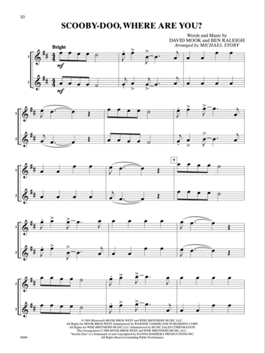 Pop Duets for All Pop Duets for All Small Ensemble scores gallery preview page 2