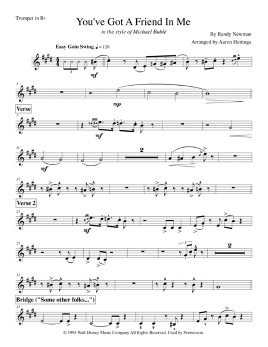 You've Got A Friend In Me Small Ensemble scores gallery preview page 3