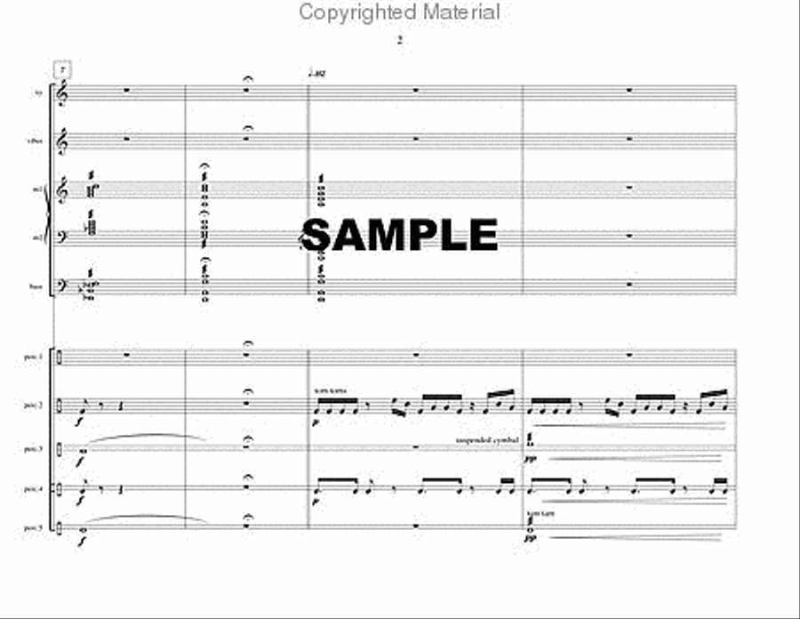 River is the Way Percussion Ensemble scores gallery preview page 3