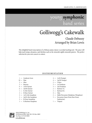 Golliwogg's Cakewalk: Score