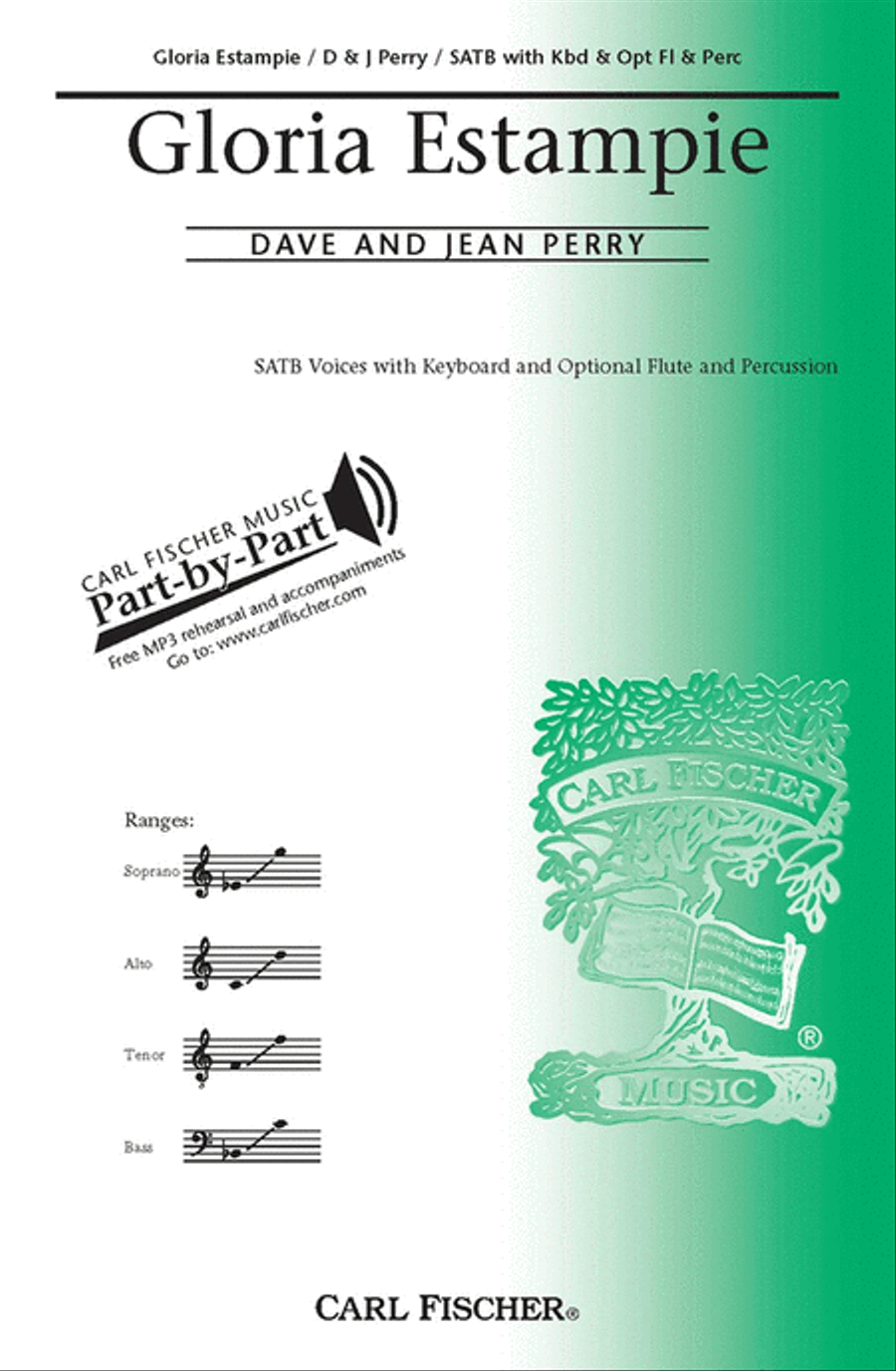 Gloria Estampie Gloria Estampie 4-Part scores gallery preview page 1