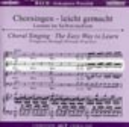 St. John Passion - Choral Singing CD (Alto)