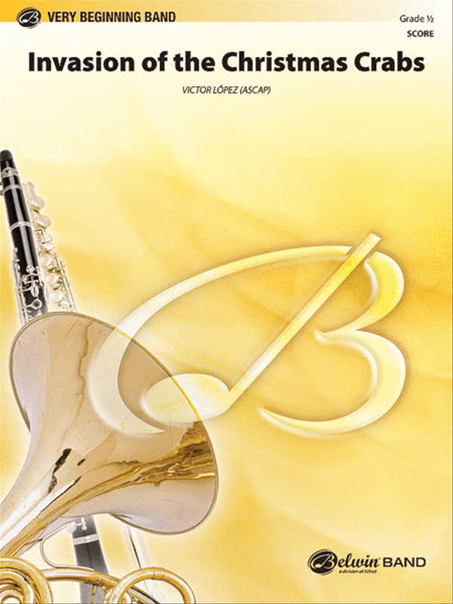 Invasion of the Christmas Crabs Concert Band scores gallery preview page 1
