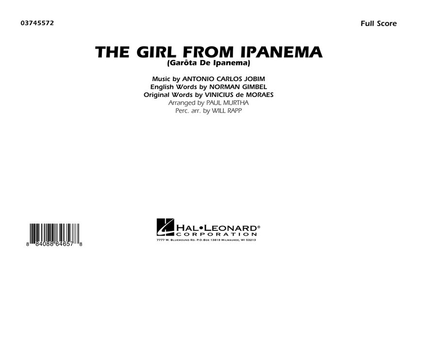 The Girl From Ipanema (Garota De Ipanema) - Full Score Marching Band scores gallery preview page 1