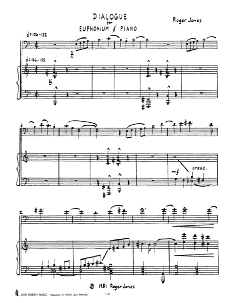 Dialogue Euphonium scores gallery preview page 2
