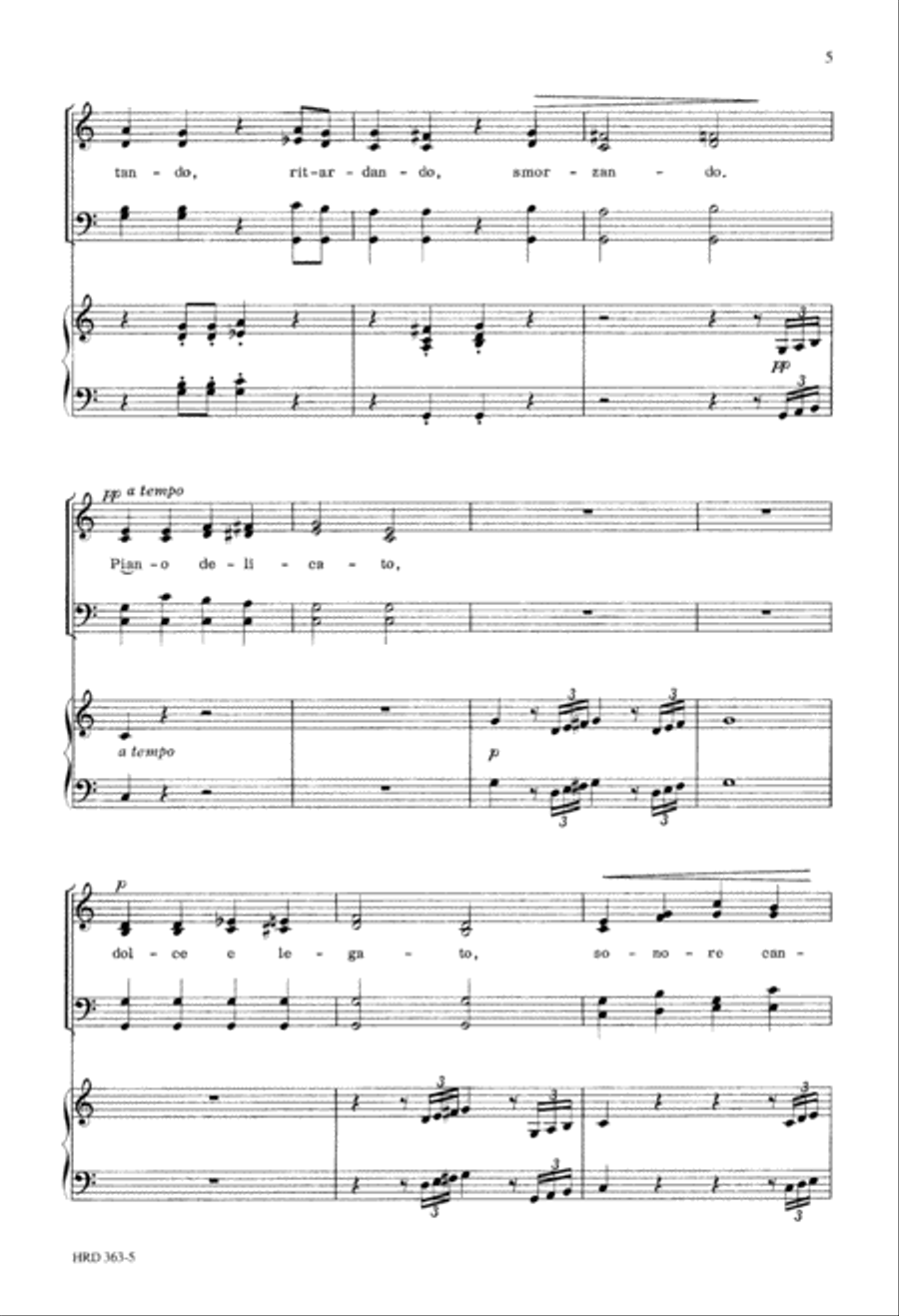 Musical Risotto 4-Part scores gallery preview page 6