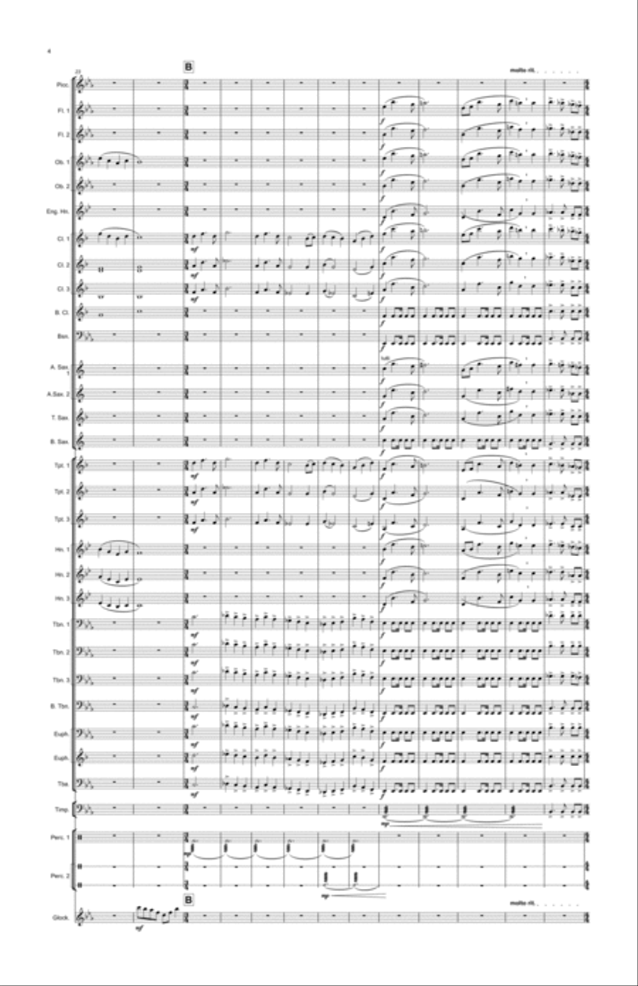 Cirque Mystique Concert Band scores gallery preview page 6