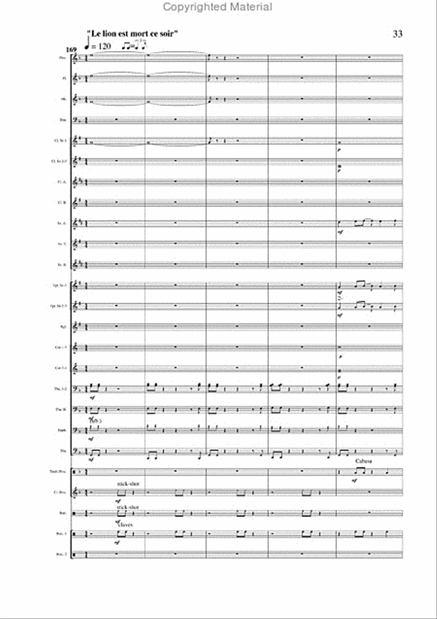 Salvador Medley Concert Band scores gallery preview page 21