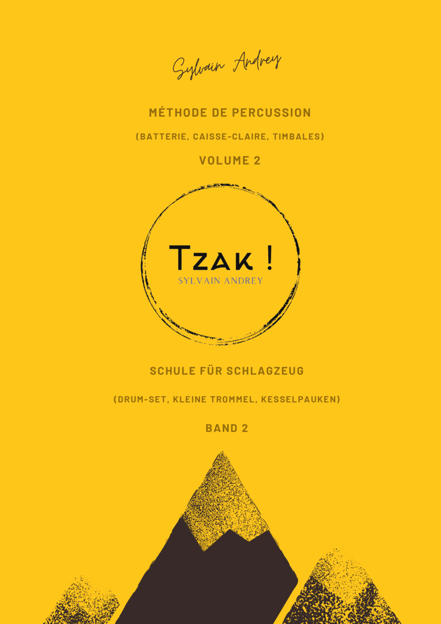 Tzak ! Méthode de percussion - Volume 2 / Schule für Schlagzeug - Band 2 Drum Set scores gallery preview page 1