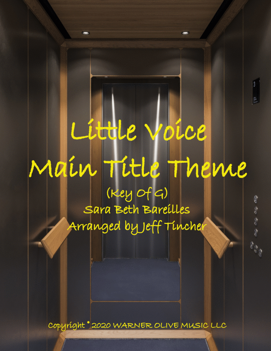 Little Voice - Main Title Theme Piano, Vocal, Guitar scores gallery preview page 1