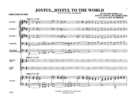 Joyful, Joyful to the World: Score