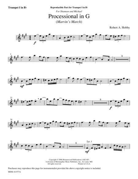 Trumpet Tunes for Organ (Downloadable Trumpet Parts)