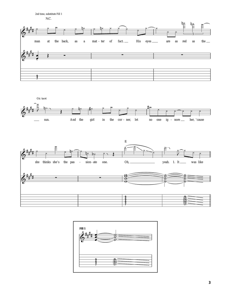 Ballroom Blitz Ballroom Blitz Acoustic Guitar scores gallery preview page 3