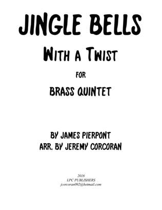 Book cover for Jingle Bells with a Twist for Brass Quintet