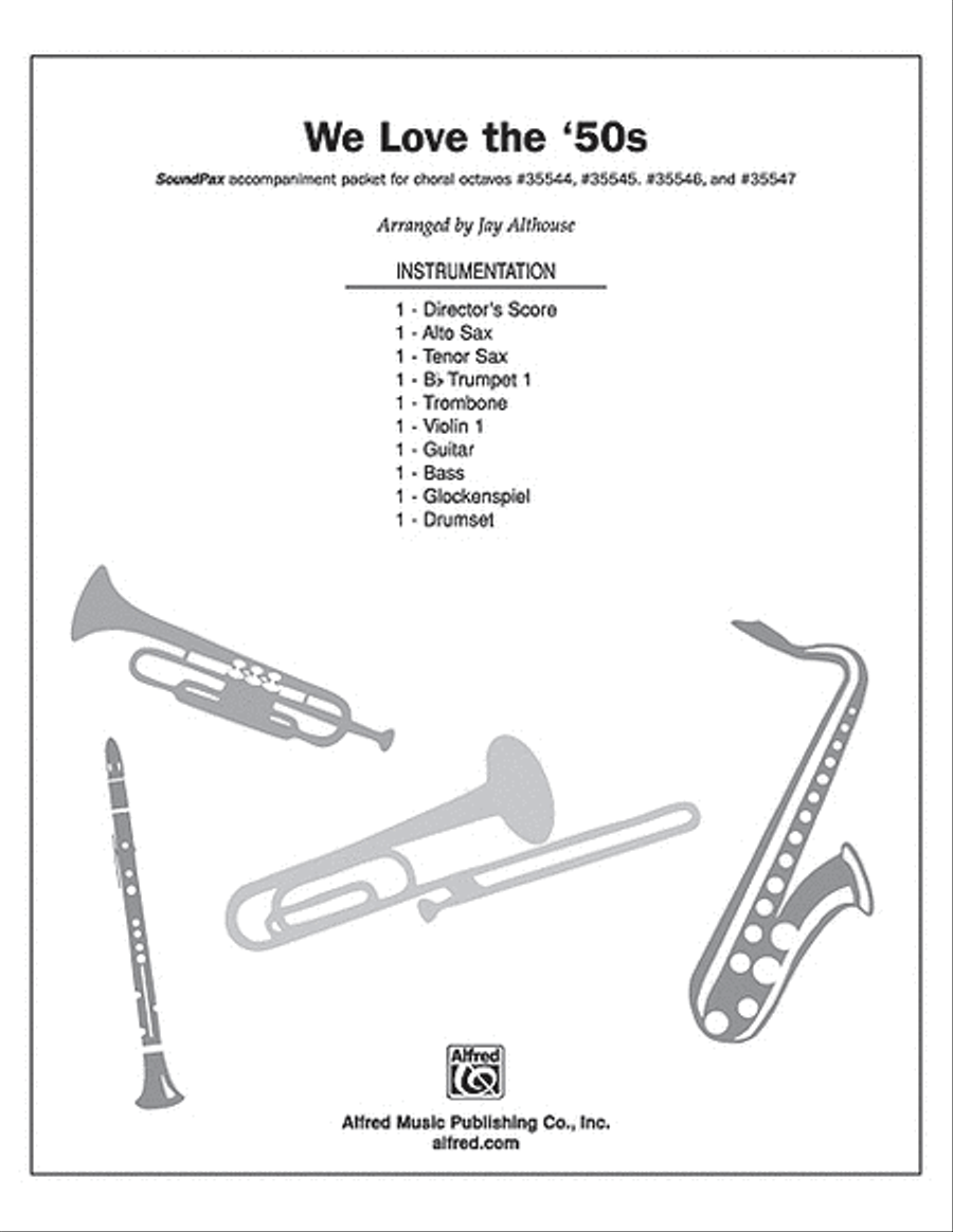 We Love the '50s We Love the '50s Choir scores gallery preview page 1