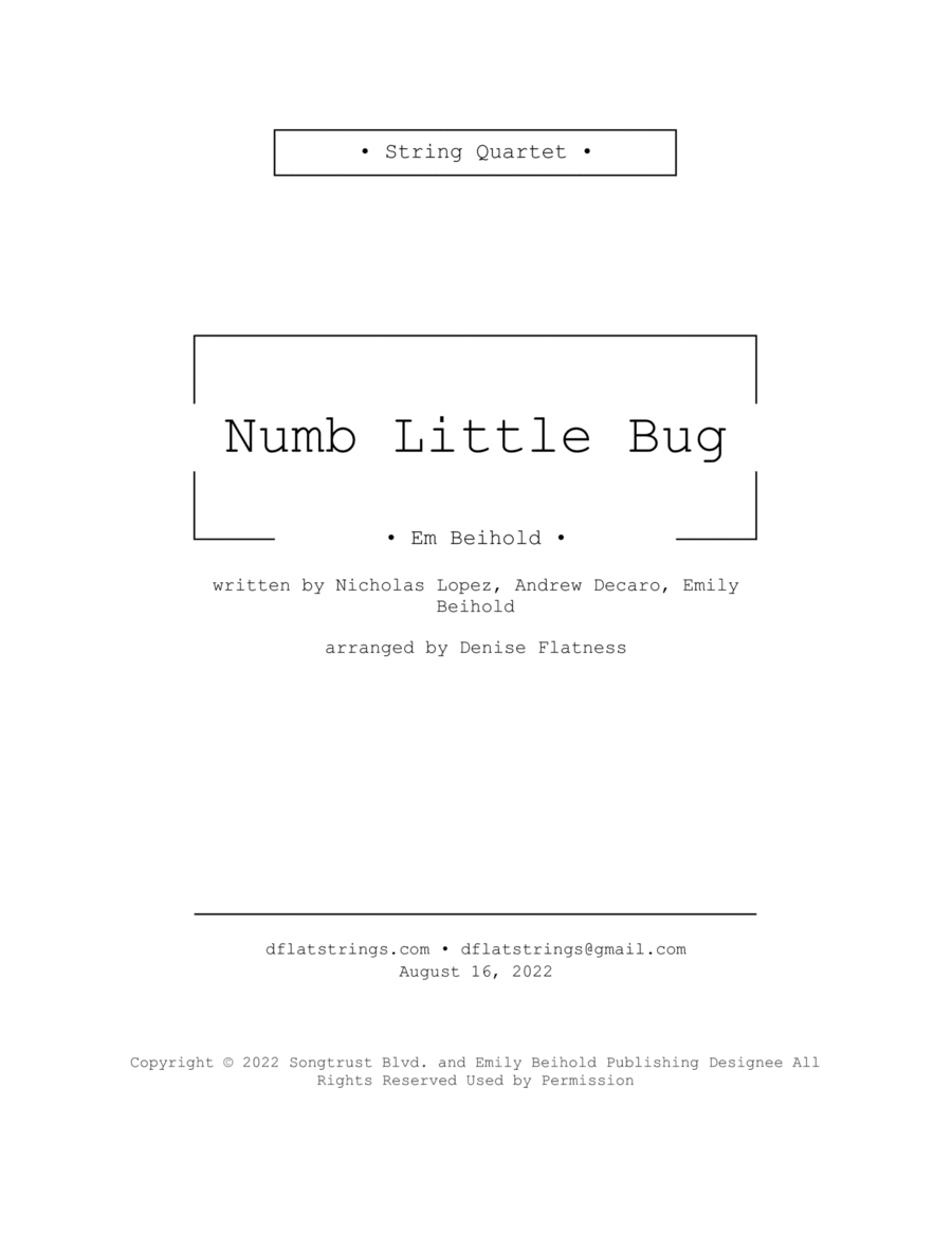 Numb Little Bug image number null