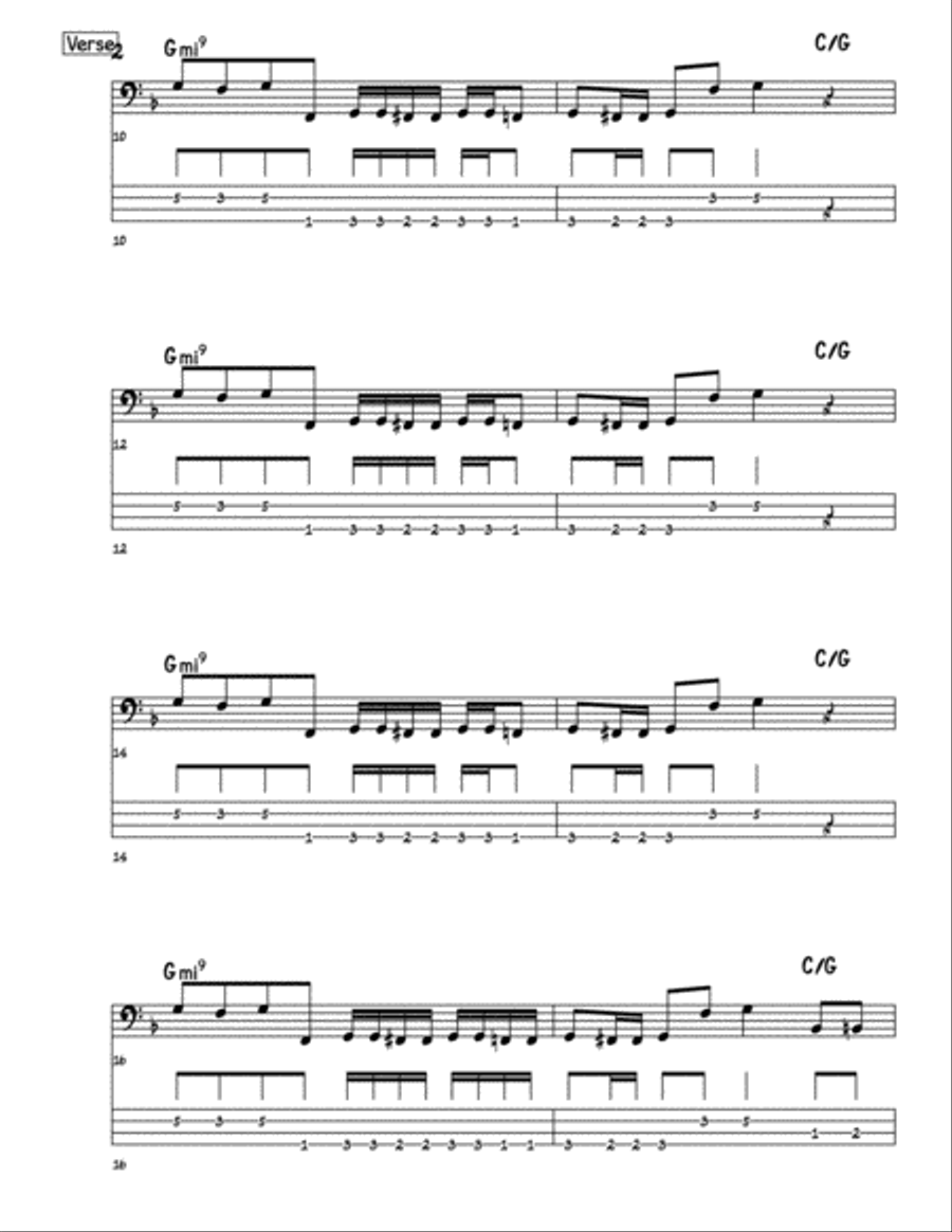 Double Identity Double Identity Bass Guitar scores gallery preview page 2