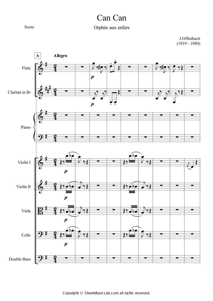 Can Can (from Orpheus in the Underworld) image number null