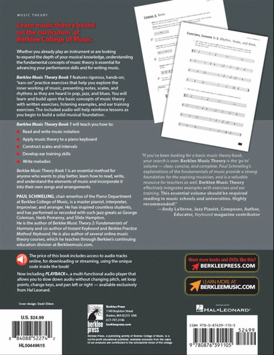 Berklee Music Theory Book 1 – 2nd Edition Collection / Songbook scores gallery preview page 6