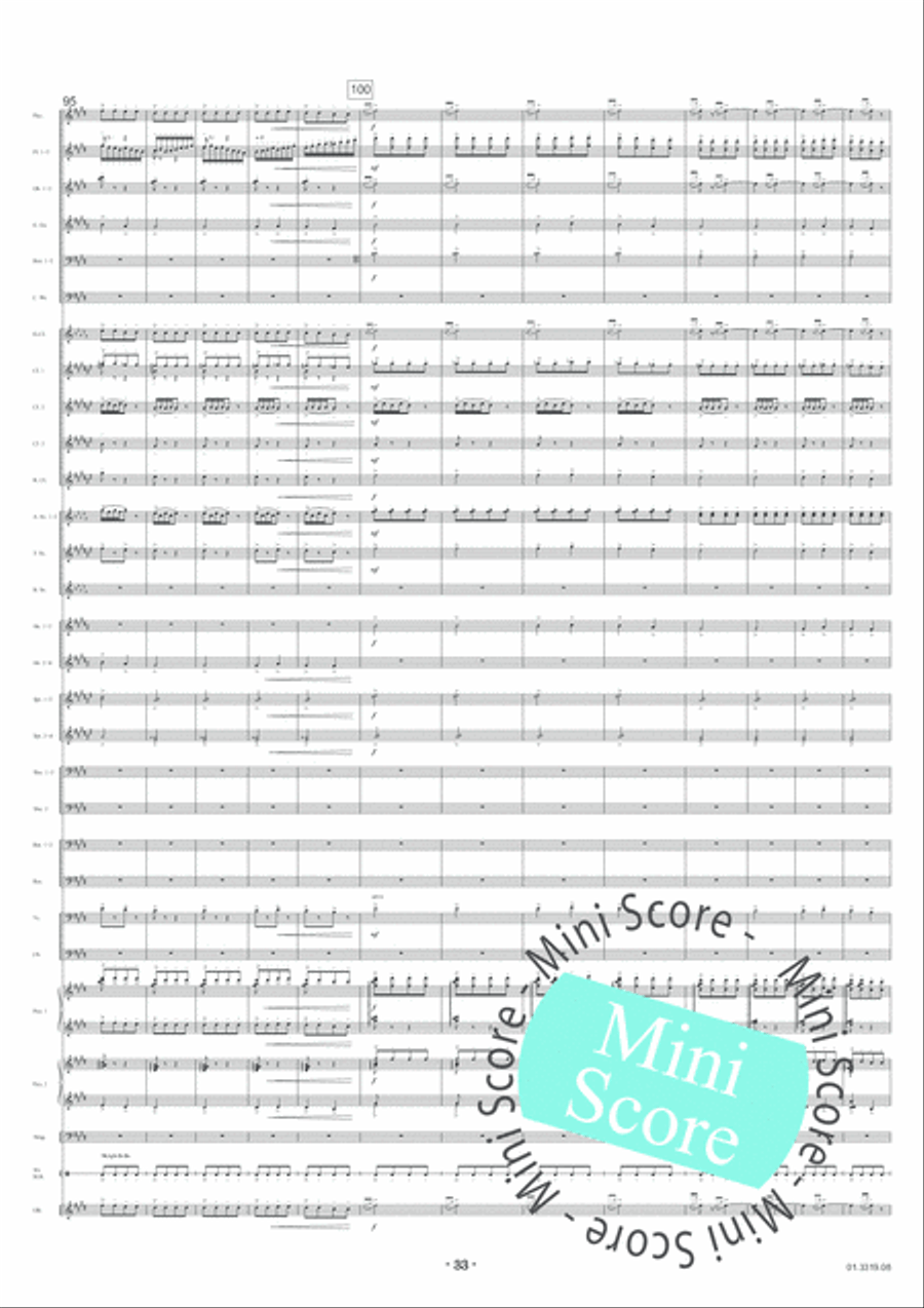 Feste Romane Concert Band scores gallery preview page 37