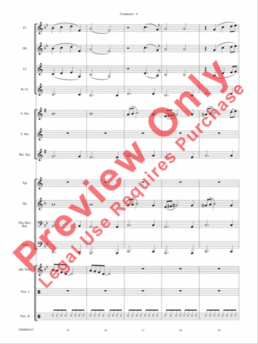 Believe (from The Polar Express) Concert Band scores gallery preview page 6