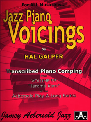 Book cover for Jazz Piano Voicings - Volume 55 "Jerome Kern"