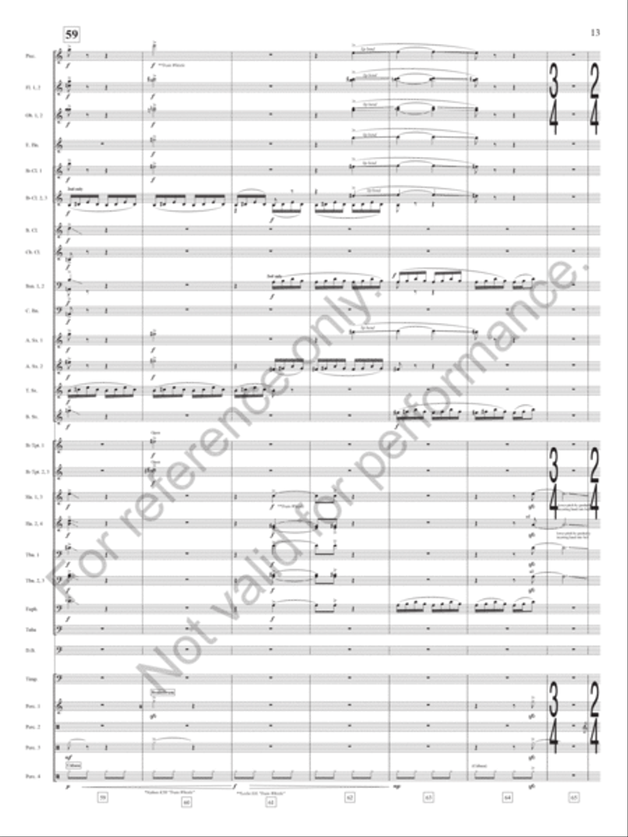 Arkansas Traveler Arkansas Traveler Concert Band scores gallery preview page 14