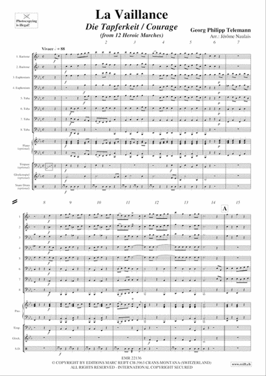 La Vaillance Brass Ensemble scores gallery preview page 3
