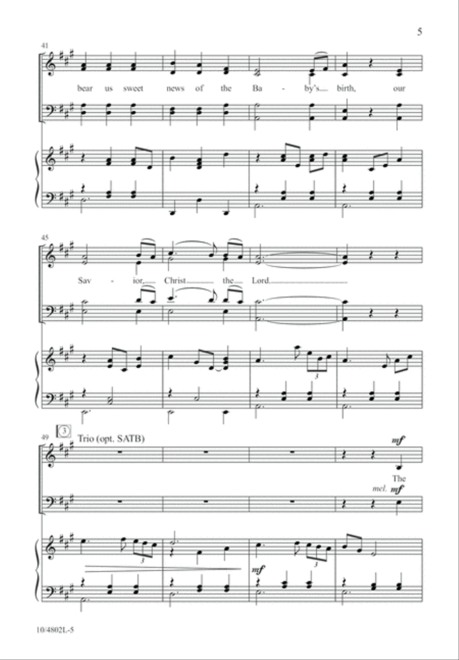 Angel Band Angel Band 4-Part scores gallery preview page 5