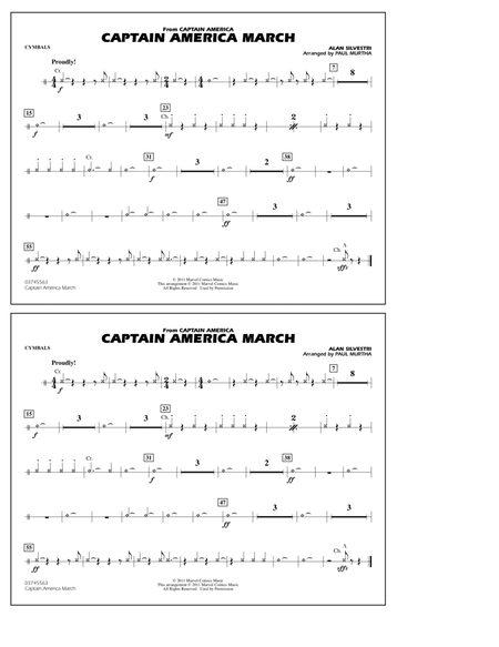 Captain America March - Cymbals