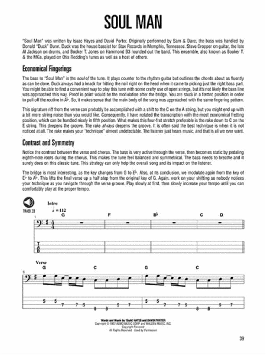 R&B Bass – A Guide to the Essential Styles and Techniques Bass Guitar Tablature scores gallery preview page 6