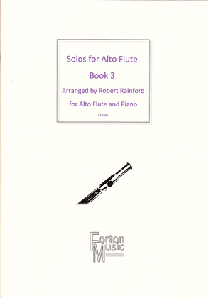 Book cover for Solos for Alto Flute Book 3