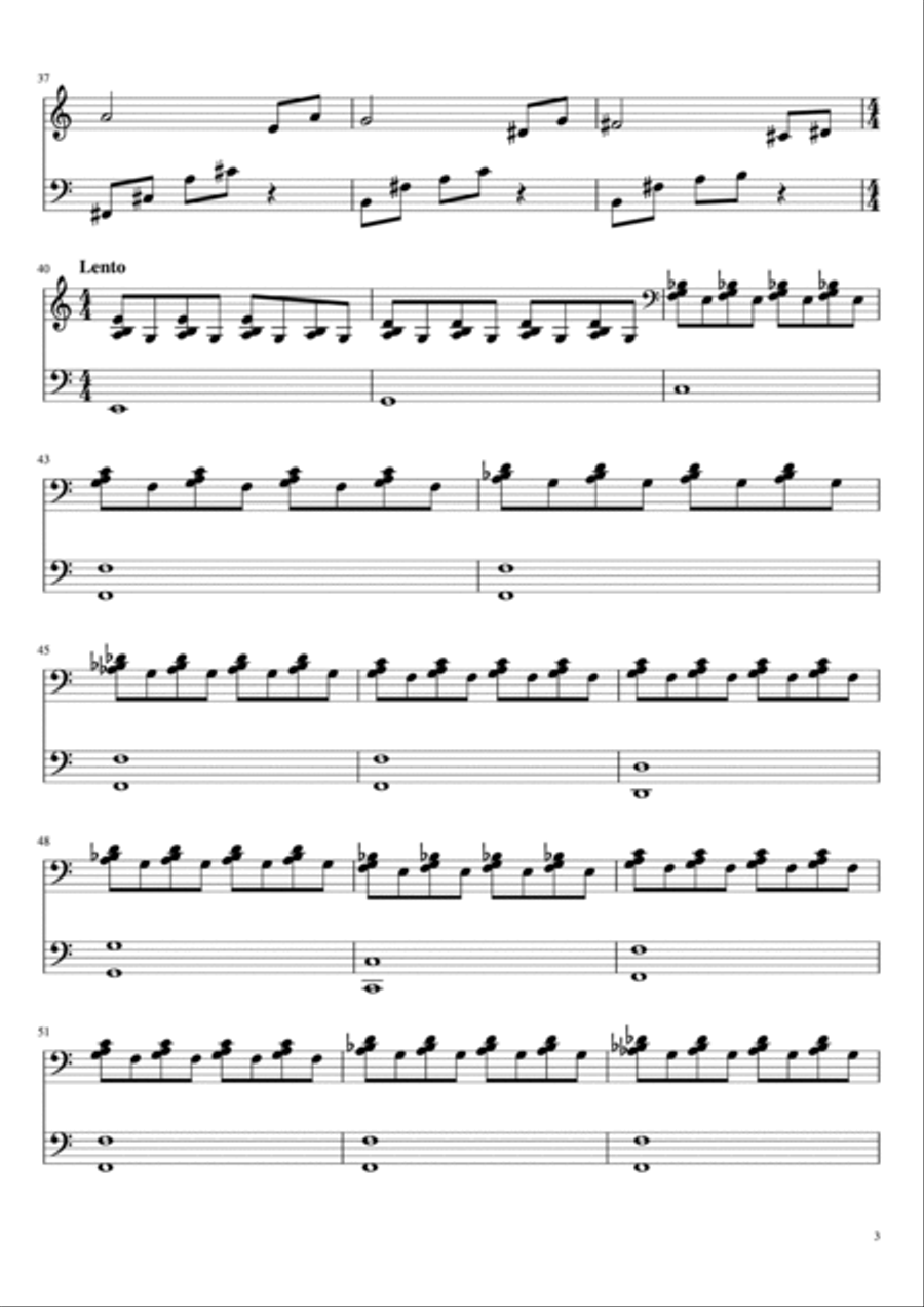 Pour Marie Pour Marie Piano Solo scores gallery preview page 3