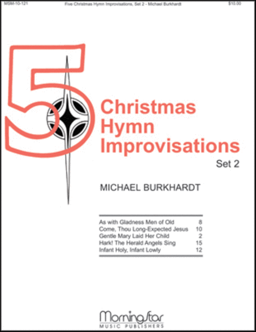 Five Christmas Hymn Improvisations, Set 2 Organ scores gallery preview page 1
