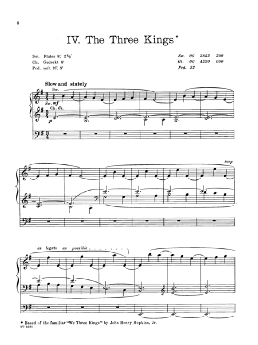 A Nativity Suite A Nativity Suite Organ scores gallery preview page 6