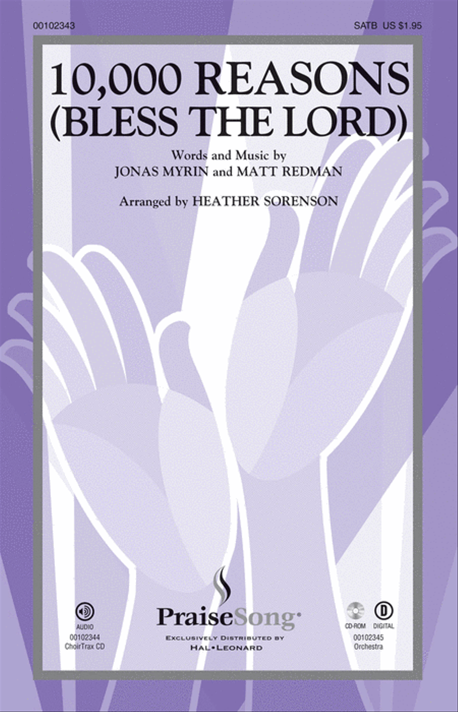 10,000 Reasons (Bless the Lord) 4-Part scores gallery preview page 1