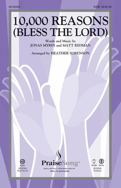 10,000 Reasons (Bless the Lord) by Matt Redman 4-Part - Sheet Music