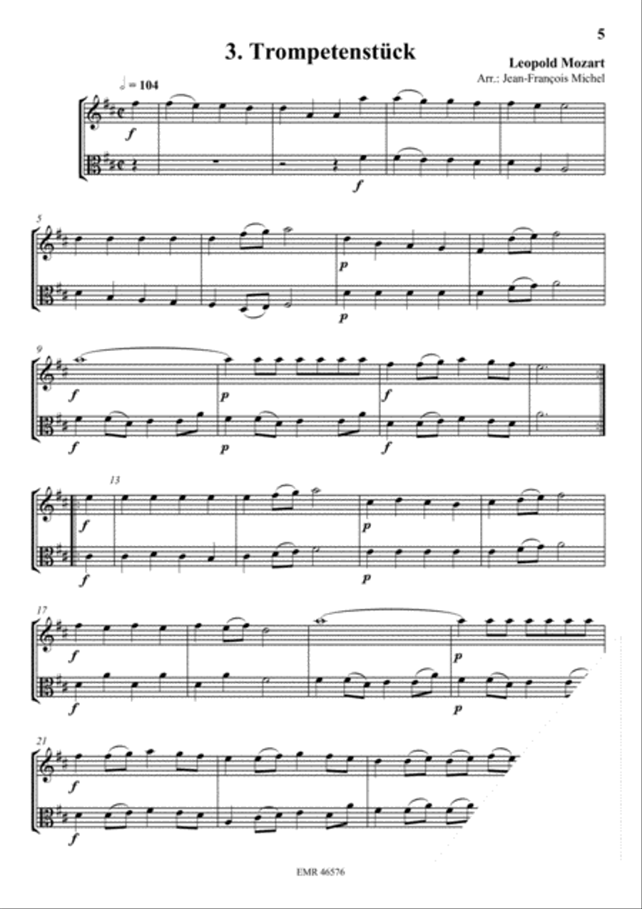 Duet Album Vol. 2 Viola scores gallery preview page 5