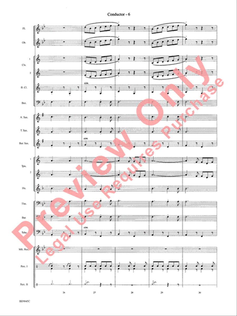 The Washington Post March Concert Band scores gallery preview page 9