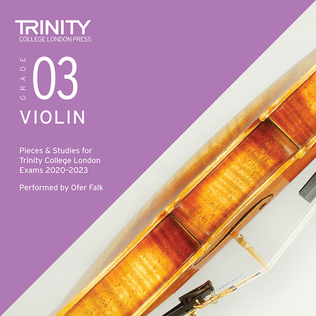 Book cover for Violin Exam Pieces 2020-2023: Grade 3 CD